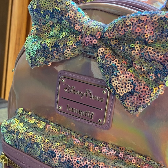 New Loungefly Disney Mouse EARidescent Backpack